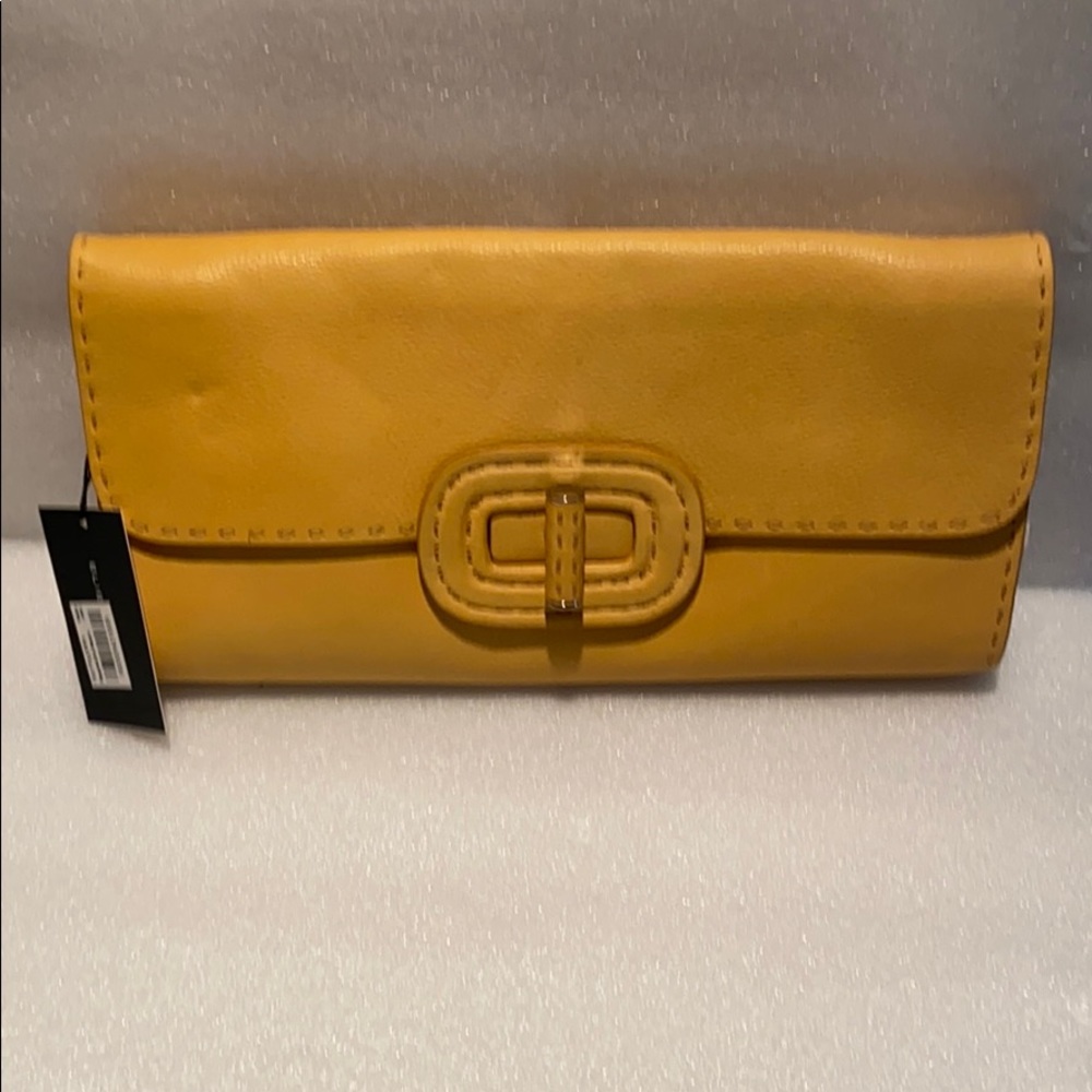 Elie Tarahi- NWT - Mustard Clutch